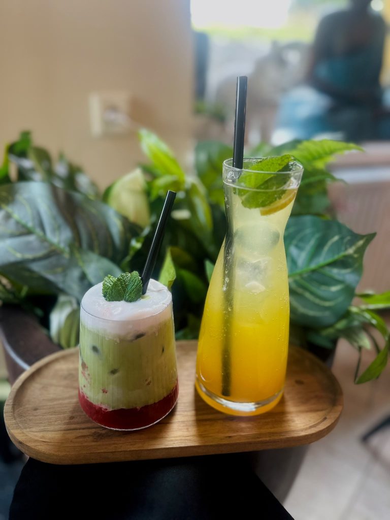 Letní nápojové menu Oáza bistro